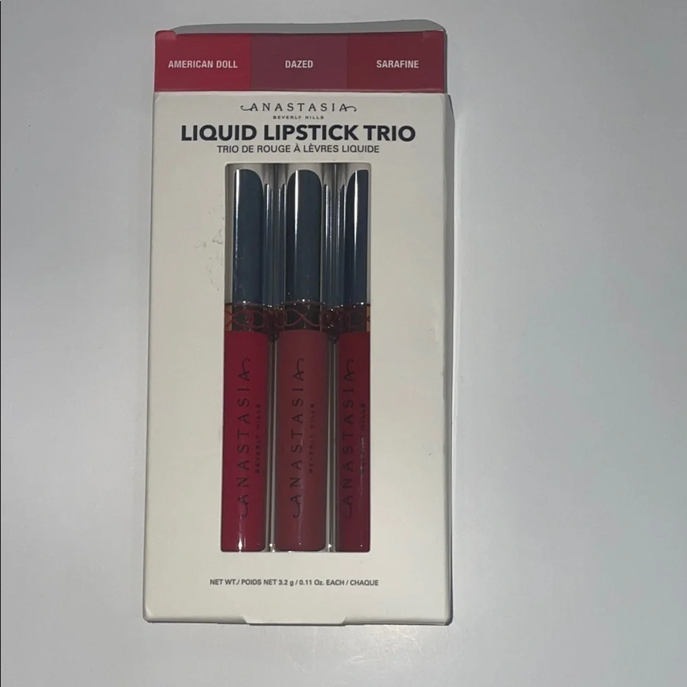 Anastasia Liquid Lipstick Trio - Bold Red Collection